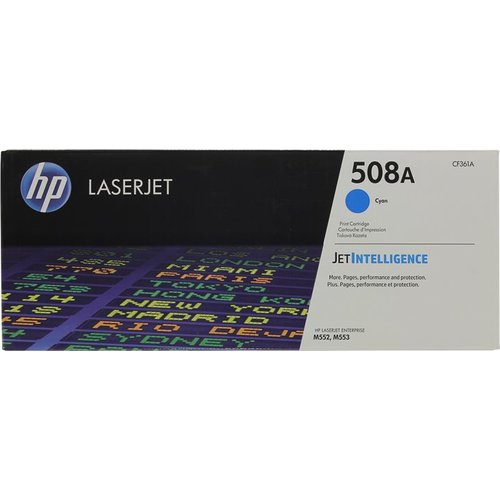 Картридж HP 508A, голубой CF361A
