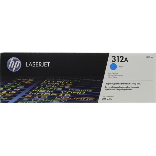 Картридж HP 312A, голубой CF381A