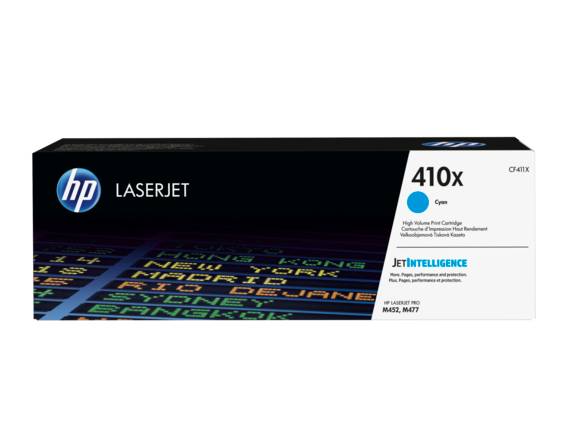 Картридж HP 410X, голубой CF411X