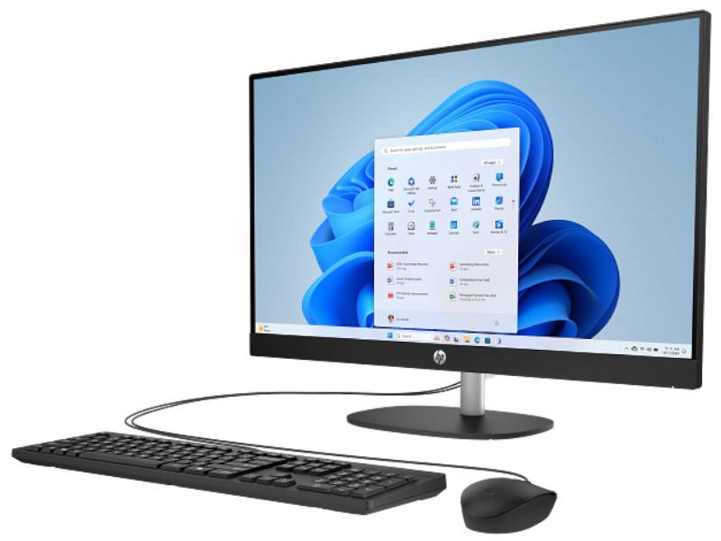 Моноблок HP 27-cr2042nh (D30C5EA), 27" IPS, Core Ultra 7 255U/ 8Gb/ 512SSD/ Black