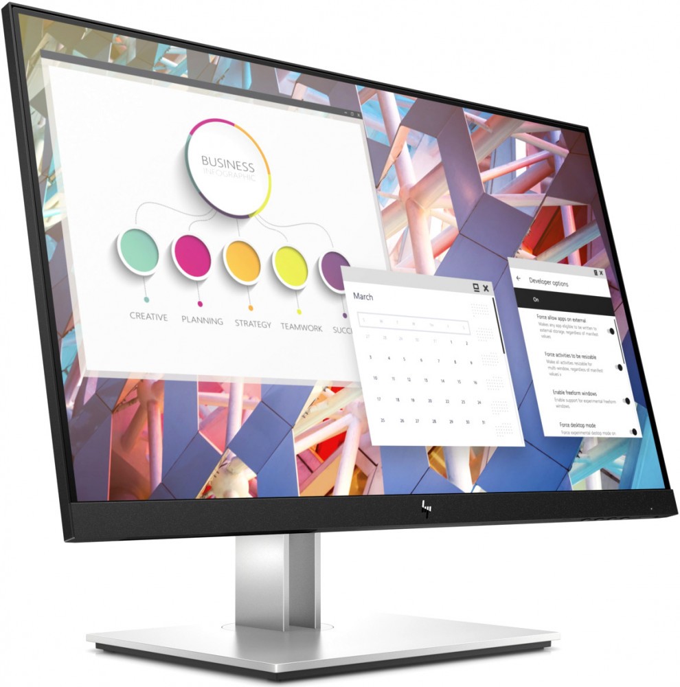 Монитор 23.8" HP E24 G4 (9VF99AA), 1920x1080, IPS, 60Hz (VGA, HDMI, DP)