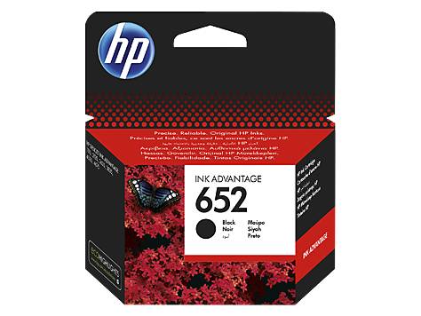Картридж HP 652, черный F6V25AE