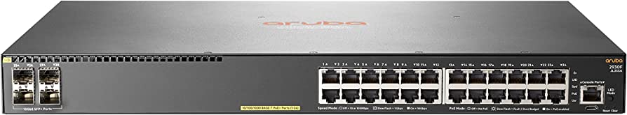 Коммутатор HP Aruba 2930F (JL255A), 24xLAN 1Gbps, 4xSFP+