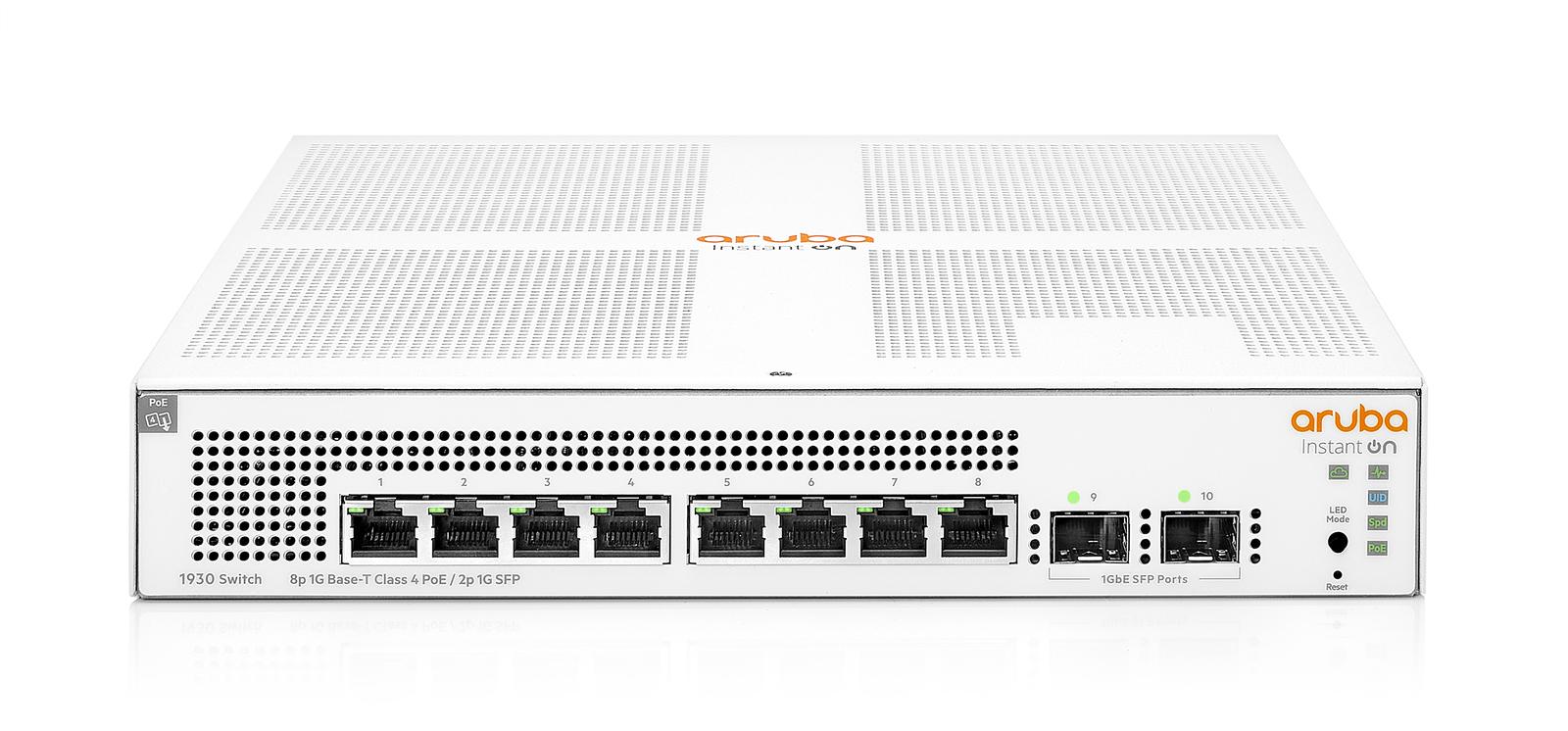 Коммутатор HP Aruba 1930 (JL681A), 8xLAN 1Gbps, 2xSFP