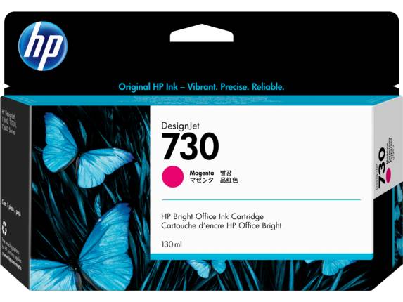 Картридж HP 730, пурпурный P2V63A