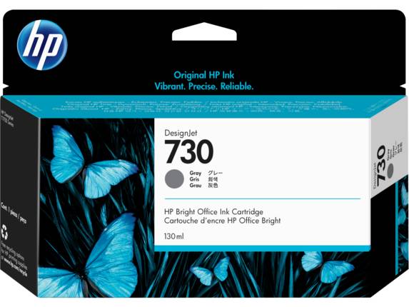 Картридж HP 730, серый P2V66A