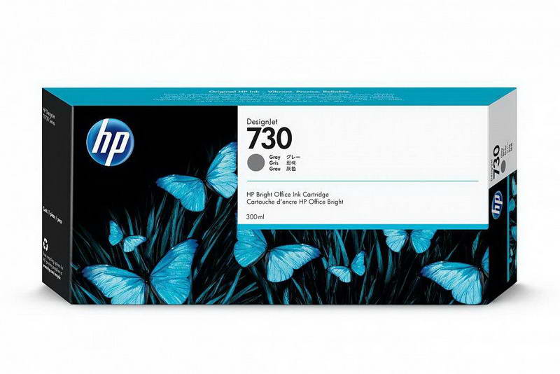 Картридж HP 730, серый P2V72A