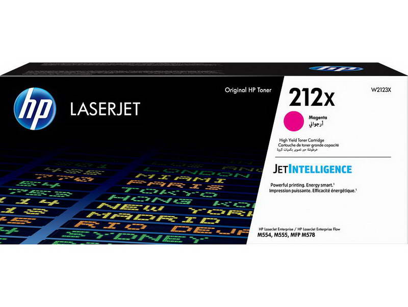 Картридж HP 212X, пурпурный W2123X
