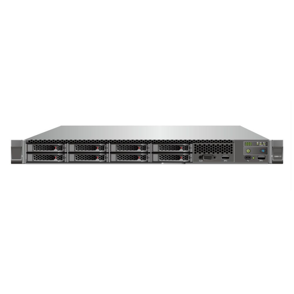 Серверная платформа Huawei 1288H V7 0231Y091-B (0619LCSD), 2xLGA4677, 32xDDR V, 8x2.5", 1U