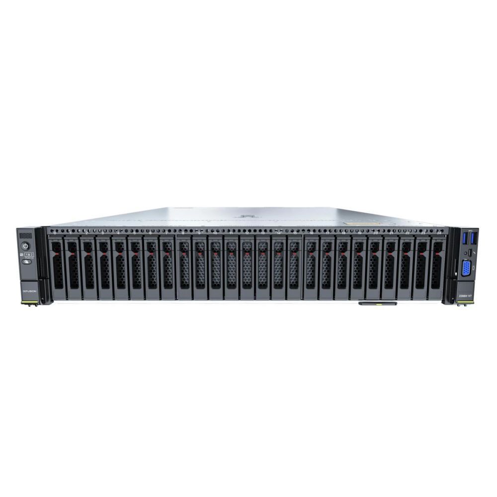 Серверная платформа Huawei 2288H V7 0231YBFW-B (0619LCSF), 2xLGA4677, 32xDDR V, 25x2.5", 2U