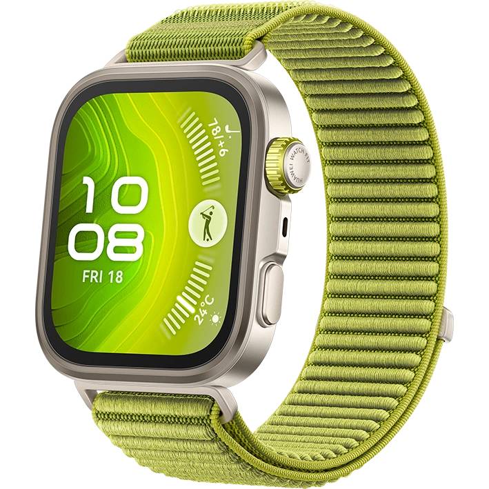 Умные часы Huawei Watch Fit 4 Pro 55020FAG, зеленый