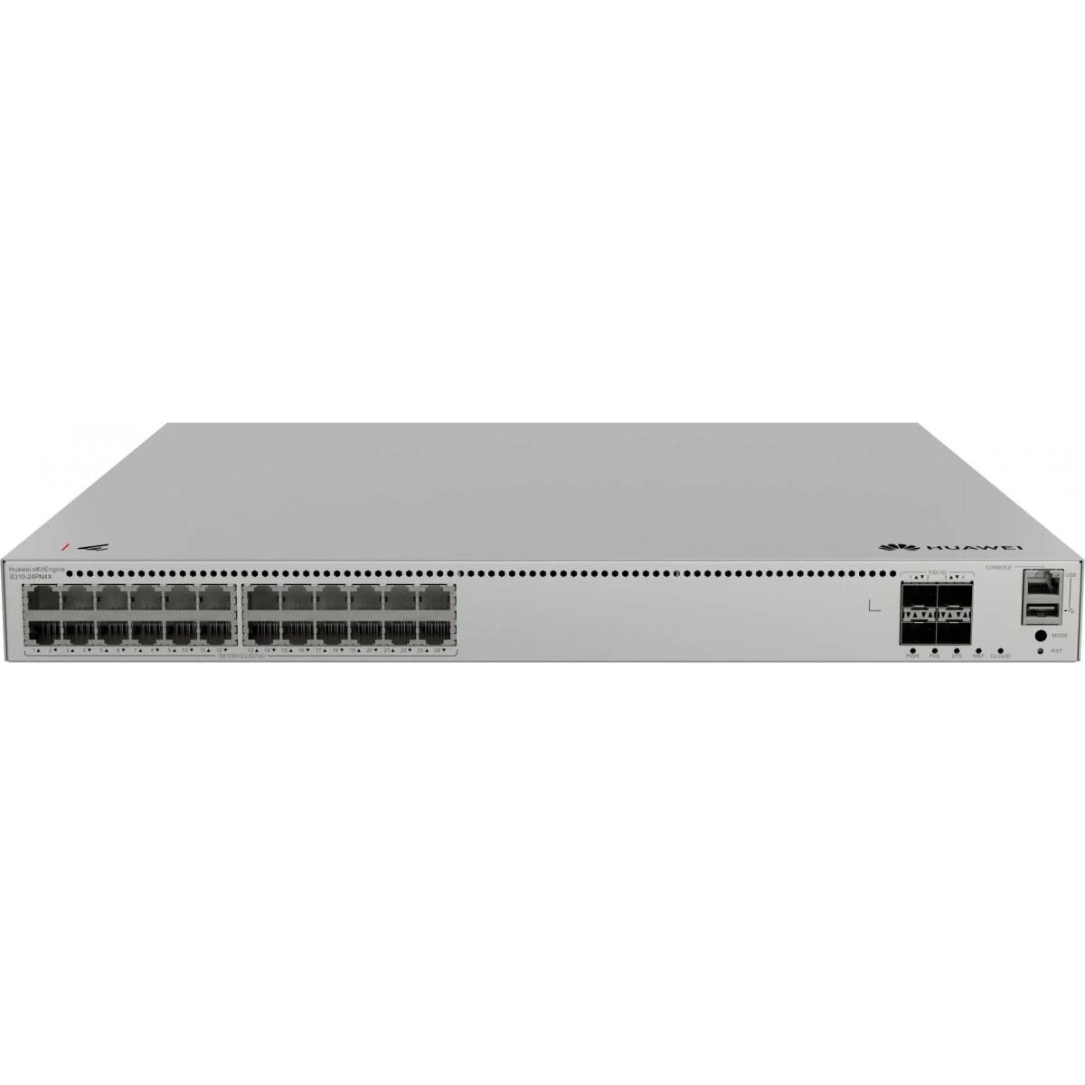 Коммутатор Huawei S310-24PN4X, 24xLAN 2.5Gbps, 4xSFP+, PoE