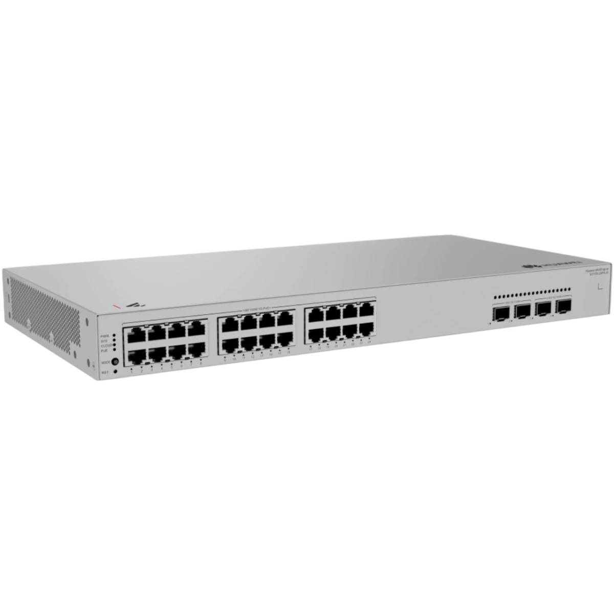 Коммутатор Huawei S310S-24P4JX, 24xLAN 1Gbps, 2xSFP, 2xSFP+, PoE