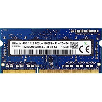 Оперативная память для ноутбука 4Gb Hynix HMT451S6AFR8A-PB, SODIMM DDR III, PC-12800, 1600MHz, 1.35V