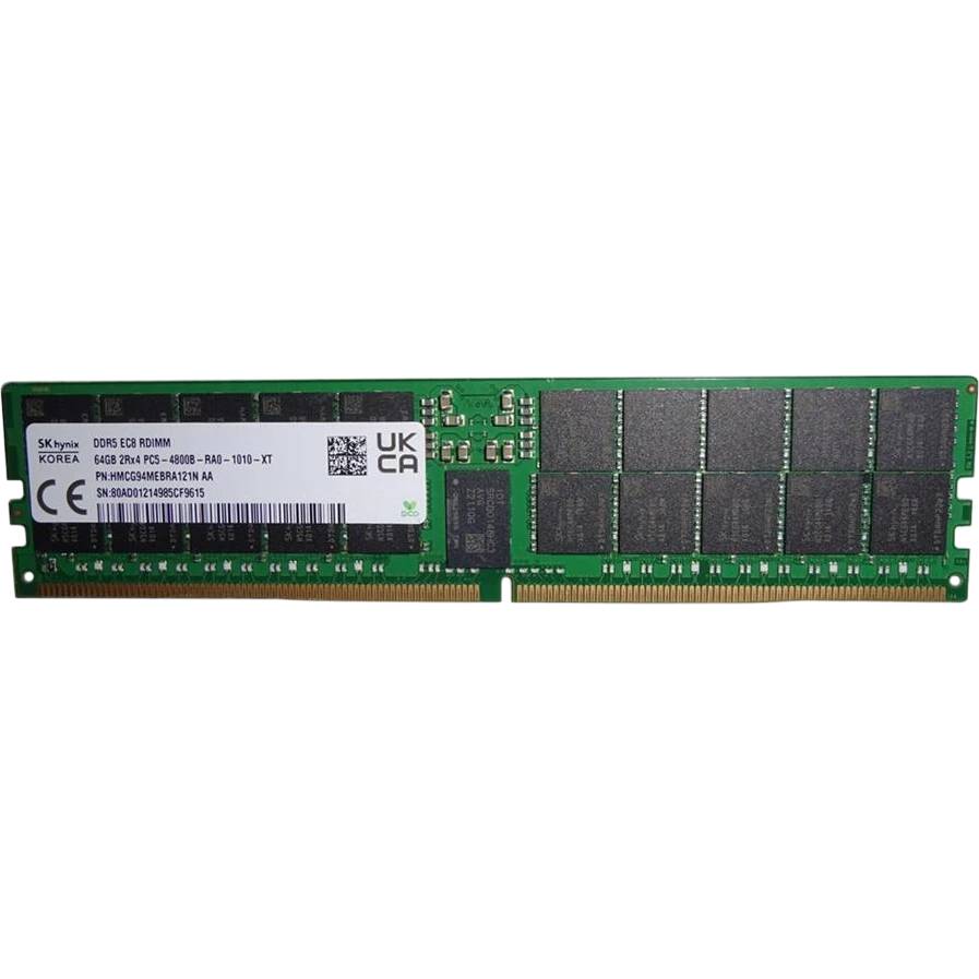 Серверная оперативная память 64Gb Hynix HMCG94MEBRA121N, DDR V, PC-38400, 4800MHz, ECC, Reg, OEM
