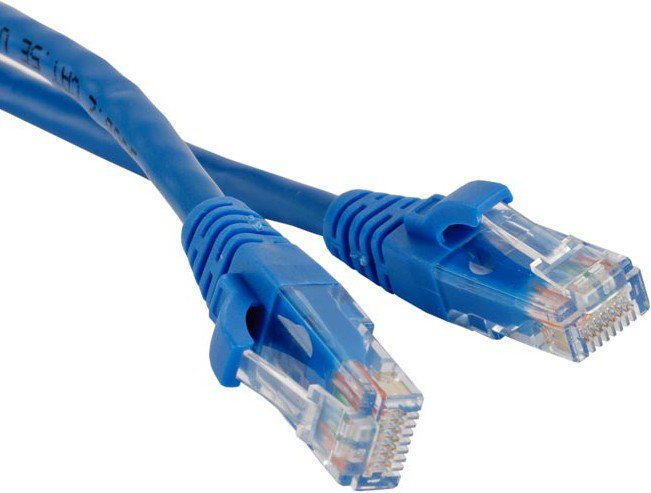 Патч-корд 1.5м, UTP cat.5e, Hyperline PC-LPM-UTP-RJ45-RJ45-C5e-1.5M-LSZH-BL, синий
