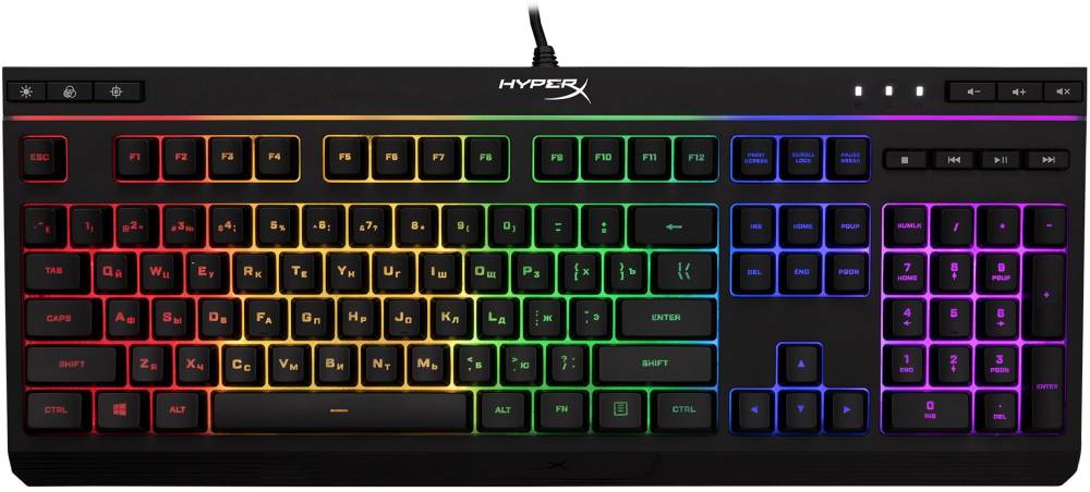 Клавиатура HyperX Alloy Core RGB (4P4F5AA/ABA), черный