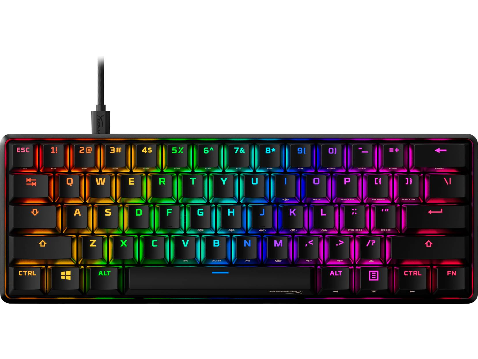 Клавиатура HyperX Alloy Origins 60 Black 4P5N4AA