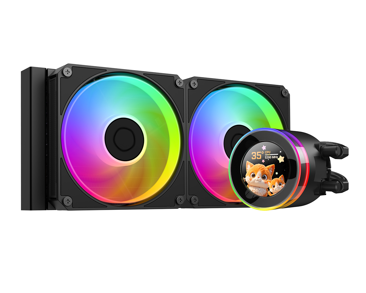 Жидкостное охлаждение ID-Cooling SL240 V2, 300W (LGA1700 Ready)