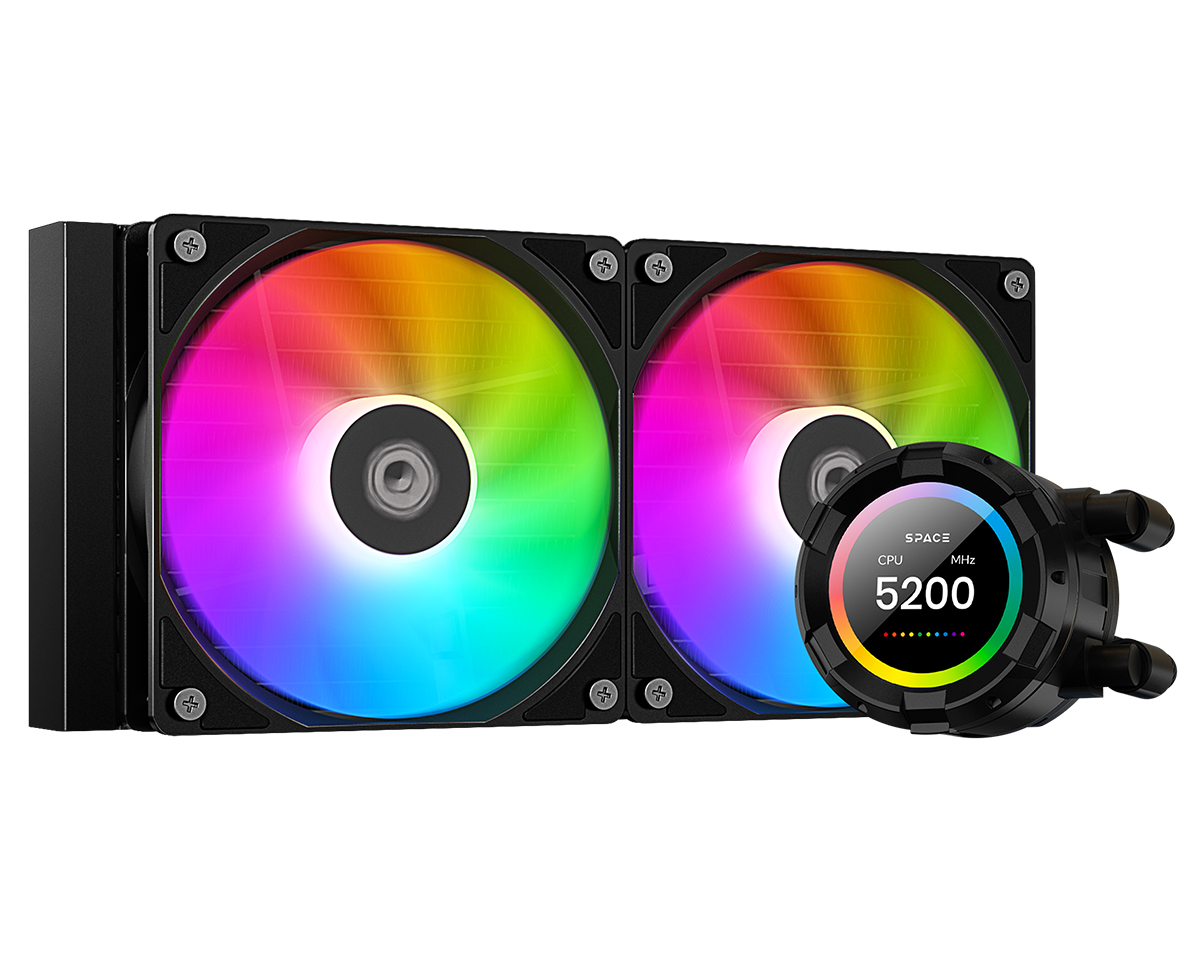 Жидкостное охлаждение ID-Cooling SL240 XE Black, 300W (LGA1700 Ready)