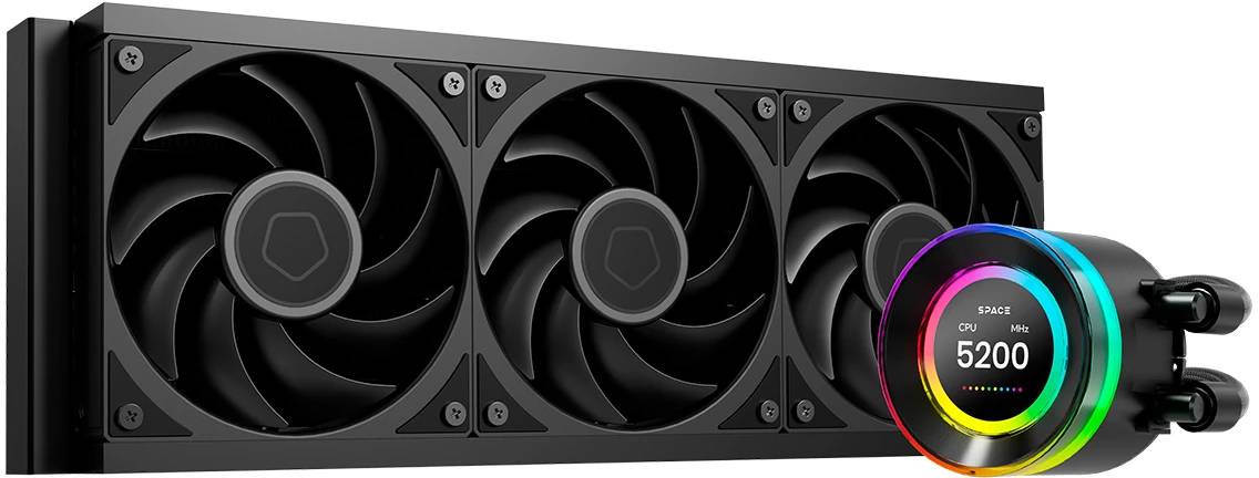 Жидкостное охлаждение ID-Cooling SL360 V2 PLUS, 350W (LGA1700 Ready)