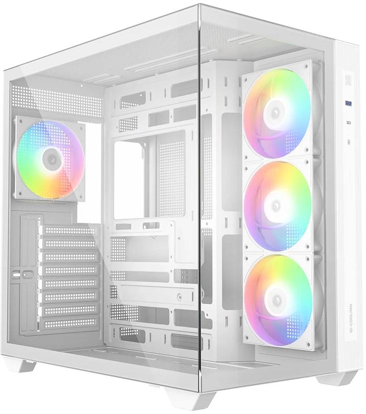 Корпус ID-Cooling View 510 ARGB White, без БП, ATX