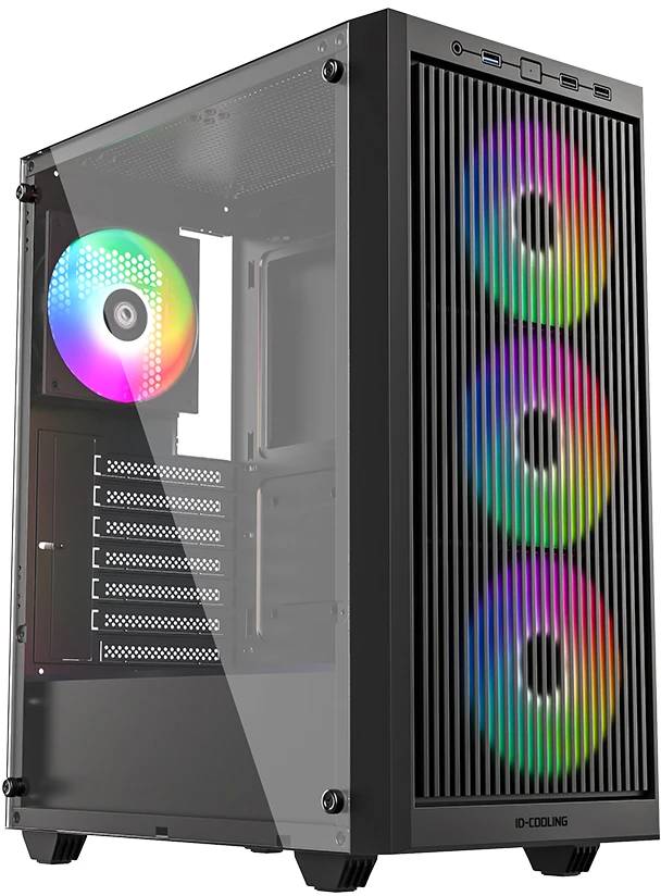 Корпус ID-Cooling WARE 310 ARGB Black, без БП, ATX
