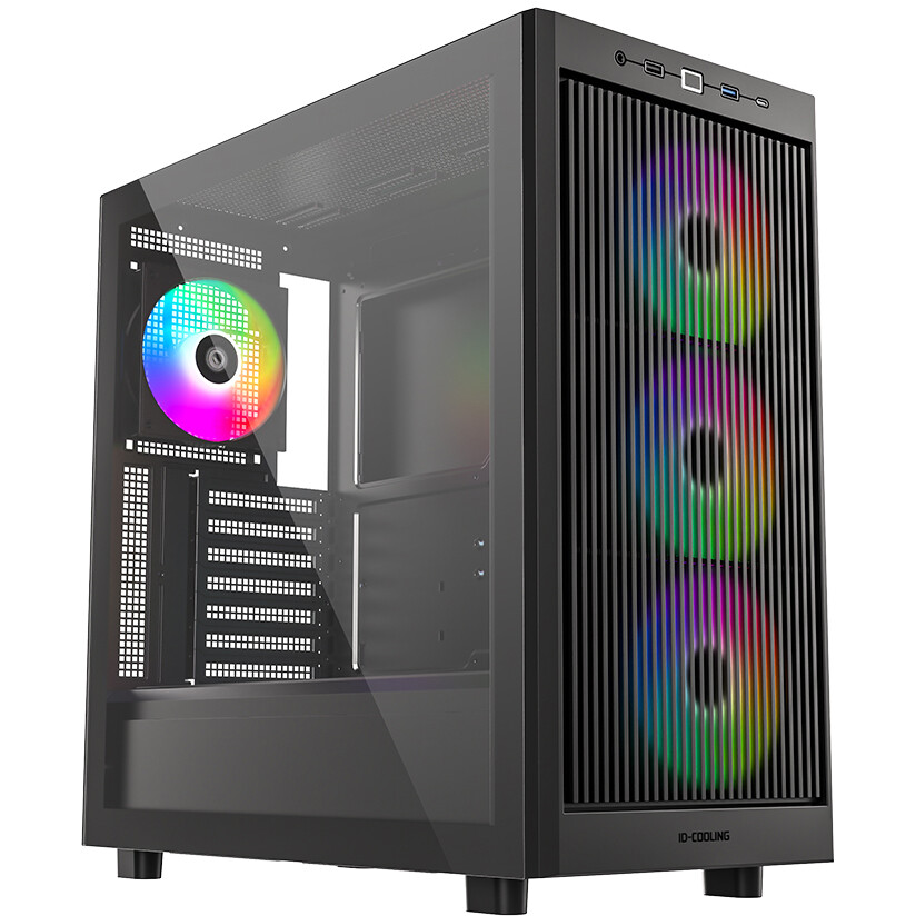 Корпус ID-Cooling WARE 510 ARGB Black, без БП, ATX