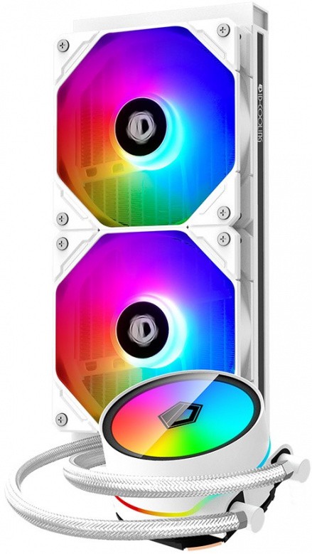Жидкостное охлаждение ID-Cooling ZoomFlow 240 XT SNOW, 250W (LGA1700 Ready)