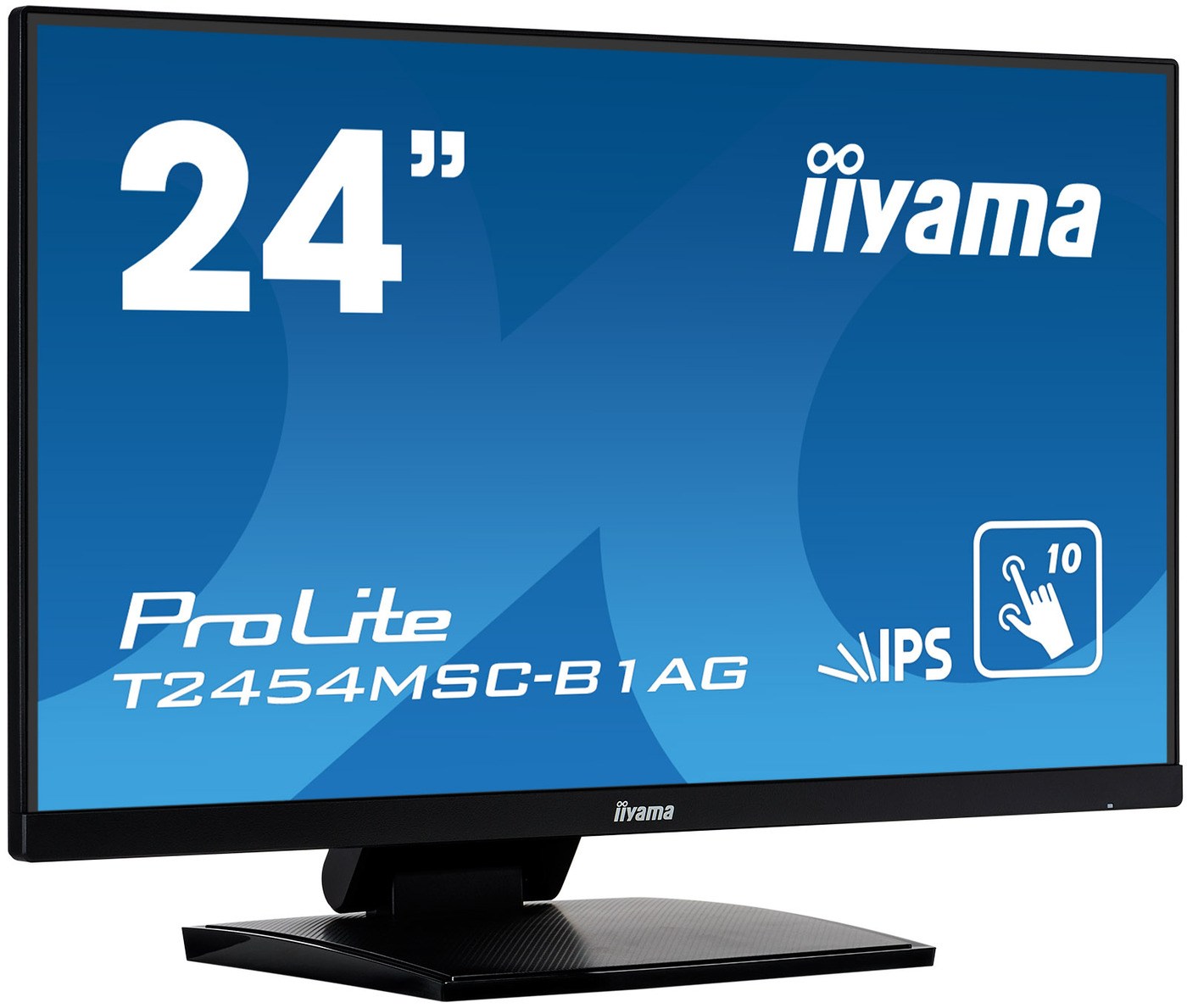 Монитор 23.8" Iiyama ProLite T2454MSC-B1AG Touch, 1920x1080, IPS (VGA, HDMI)