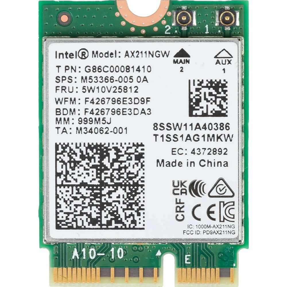 Wi-Fi адаптер Intel AX211 AX211.NGWG.NV