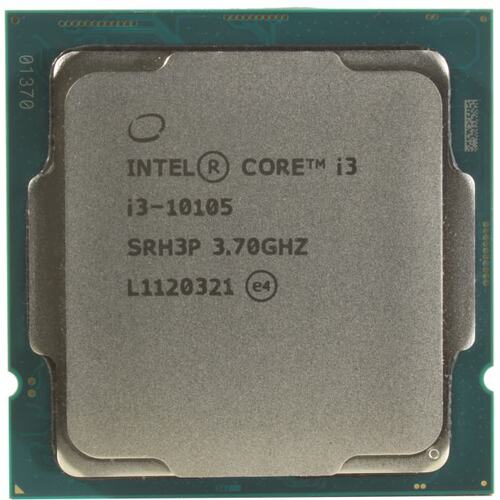 Процессор Intel Core i3-10105 BOX, 3.7GHz, LGA1200, 4 cores, SVGA, BOX