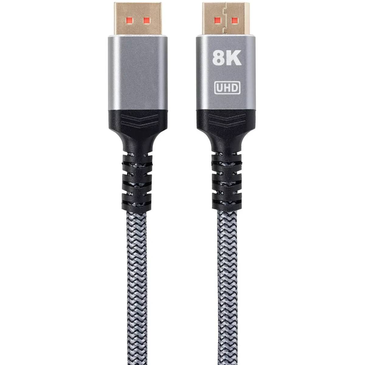 Кабель DP (20M) - DP (20M), 2м, iOpen ACG630-2.0, серый