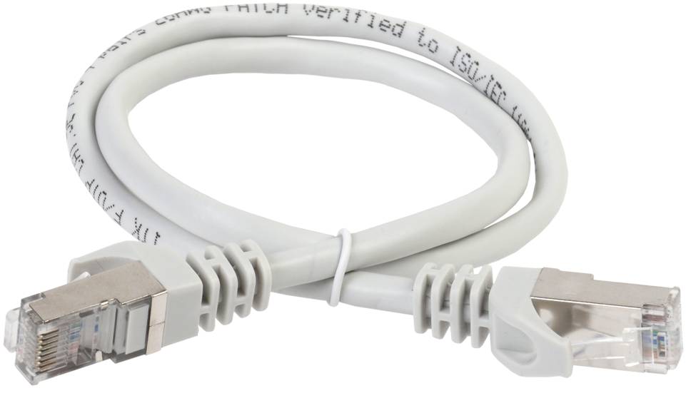 Патч-корд 1.5м, FTP cat.5e ITK PC01-C5EF-1M5, серый