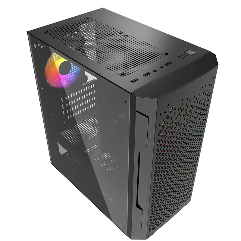 Компьютер IVEN BY Gaming Black 180697 Ryzen 5 5600/16Gb/240Gb/GTX 1050Ti 4Gb/500W