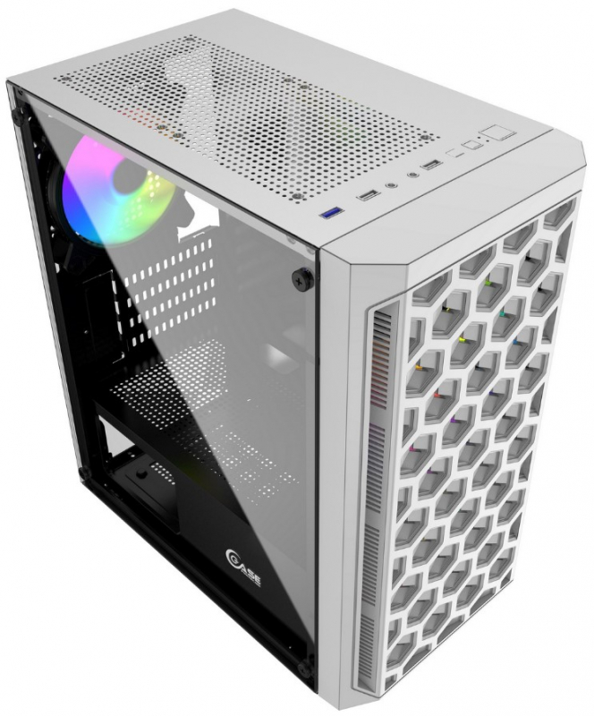 Компьютер IVEN BY Gaming White 180700 Ryzen 5 5600/16Gb/240Gb/GTX 1050Ti 4Gb/500W