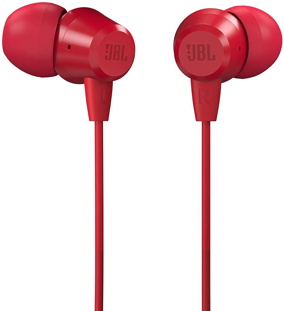 Гарнитура JBL C50HI, красный JBLC50HIRED