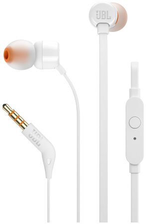 Гарнитура JBL Tune 110 белый JBLT110WHT