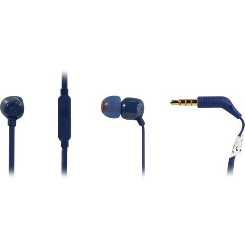 Гарнитура JBL Tune 110 синий JBLT110BLU