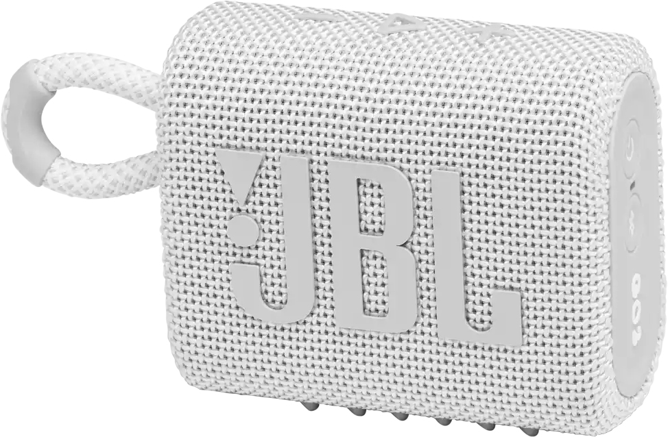 Акустика JBL Go 3, белый JBLGO3WHT