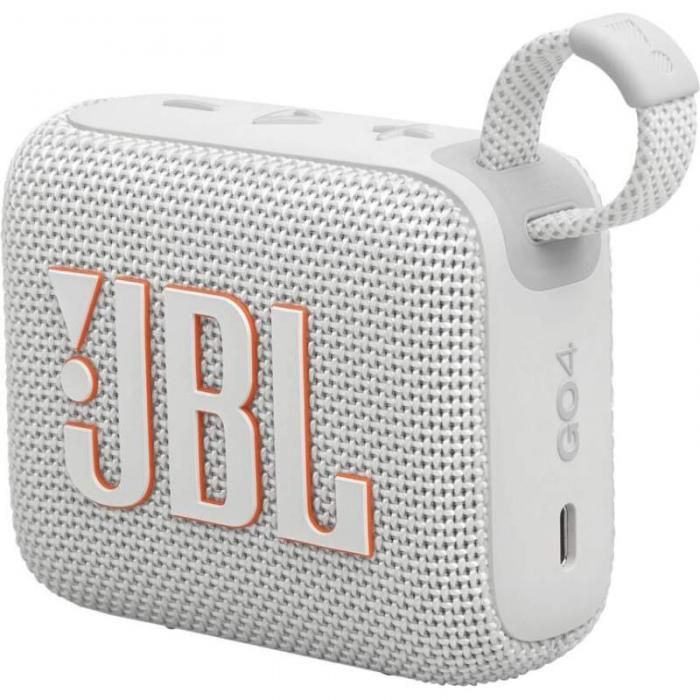 Акустика JBL Go 4, белый JBLGO4WHT