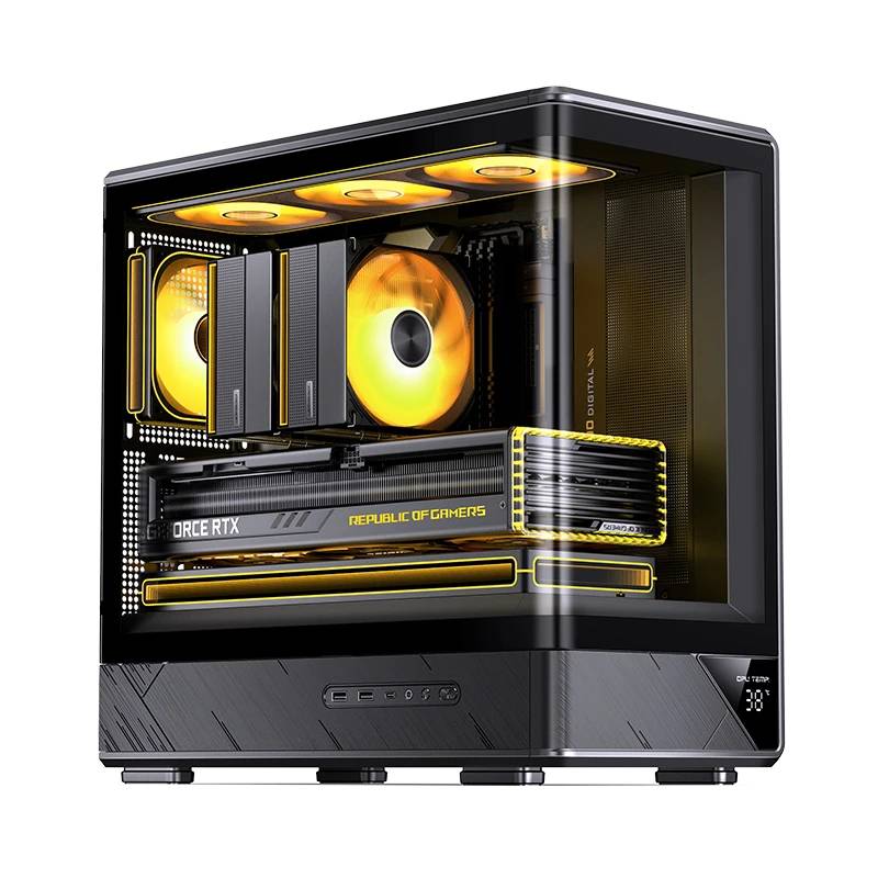 Корпус Jonsbo D200 Black, без БП, mATX