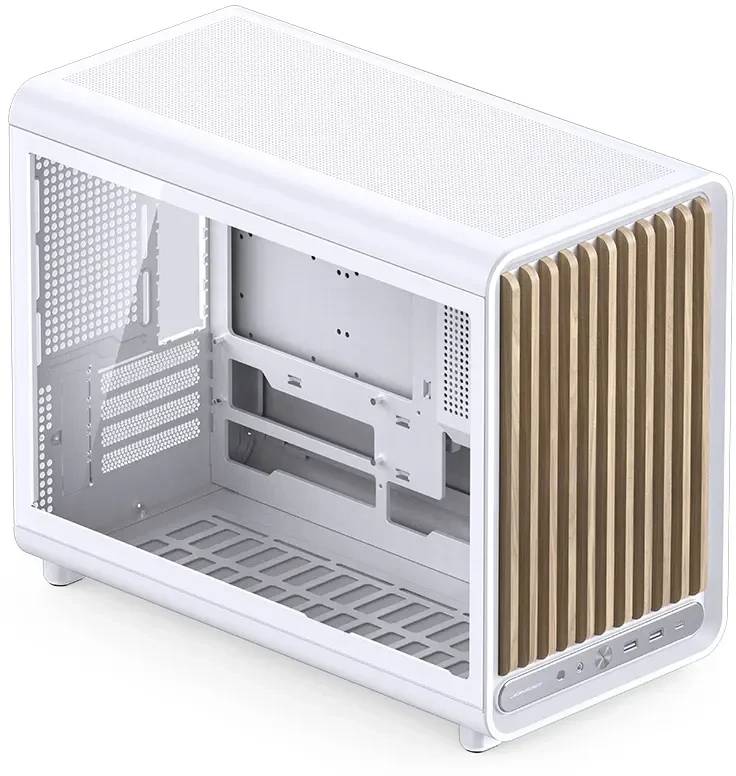 Корпус Jonsbo D33 WOOD White, без БП, mATX