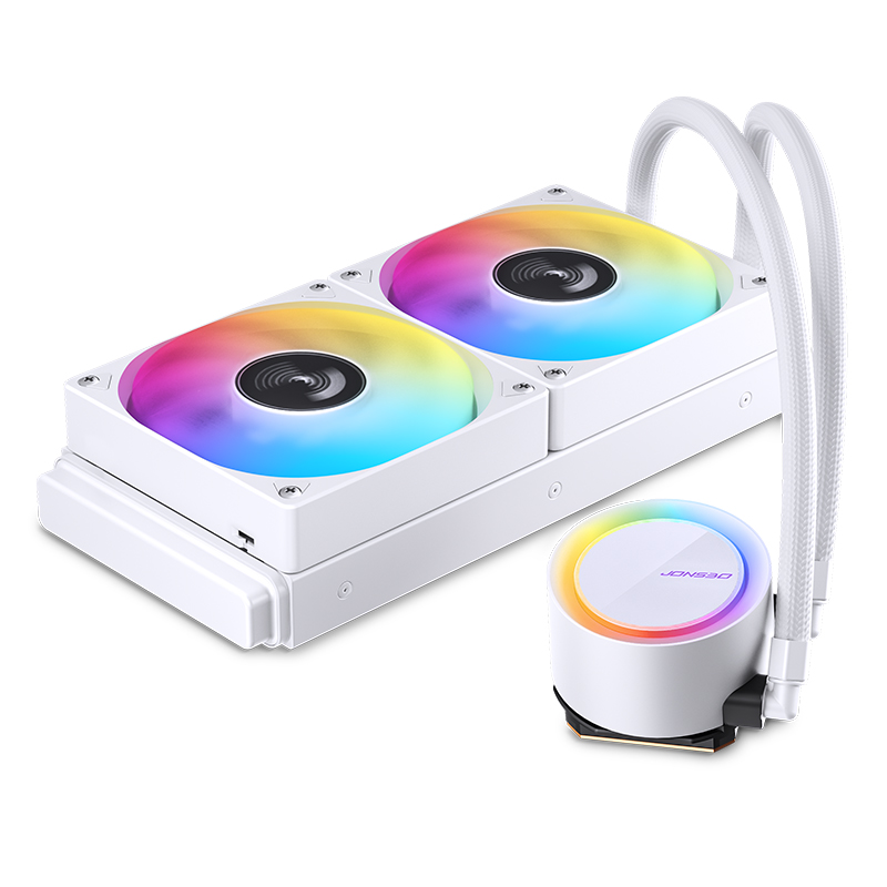 Жидкостное охлаждение Jonsbo TG-240 ARGB White (LGA1700 Ready)