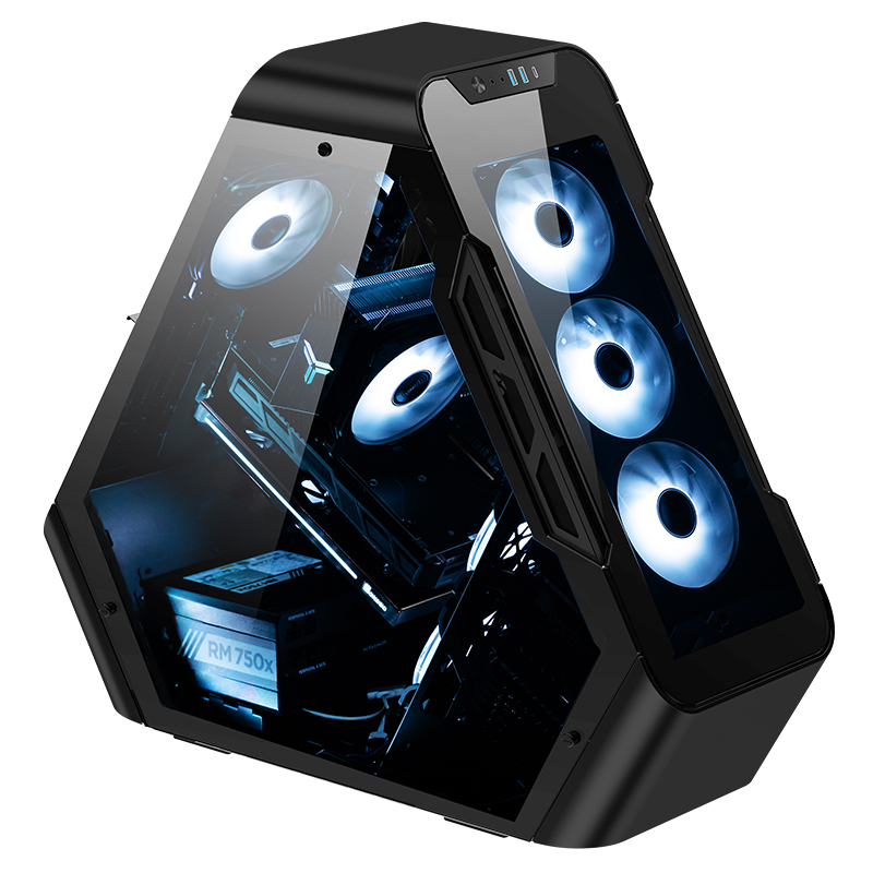 Корпус Jonsbo TR03-G Black, без БП, ATX