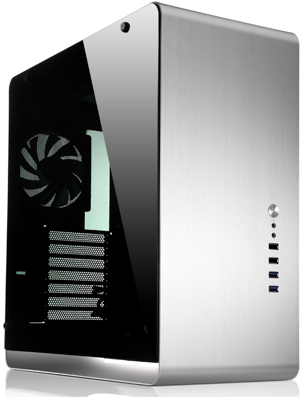 Корпус Jonsbo UMX4W Silver, без БП, ATX