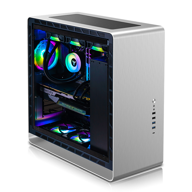 Корпус Jonsbo UMX6S-G Silver, без БП, E-ATX