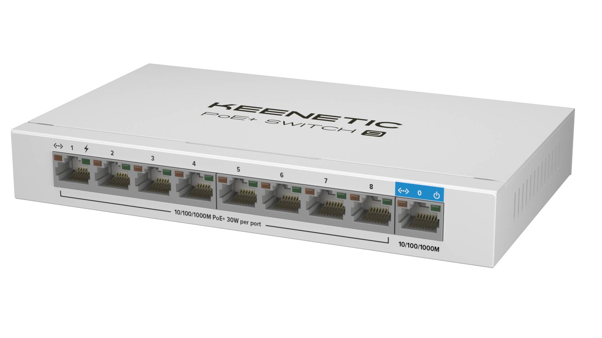 Коммутатор Keenetic KN-4710, 9xLAN 1Gbps, PoE