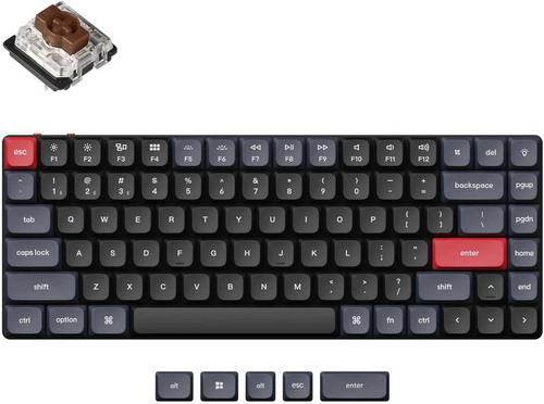 Клавиатура Keychron K3 Pro Grey RGB K3P-H3-RU (Gateron Low Profile Brown)