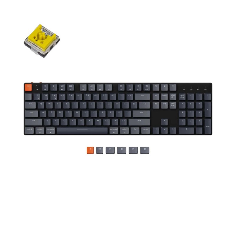 Клавиатура Keychron K5SE Black RGB K5SE-E4-RU (Keychron Optical Banana)